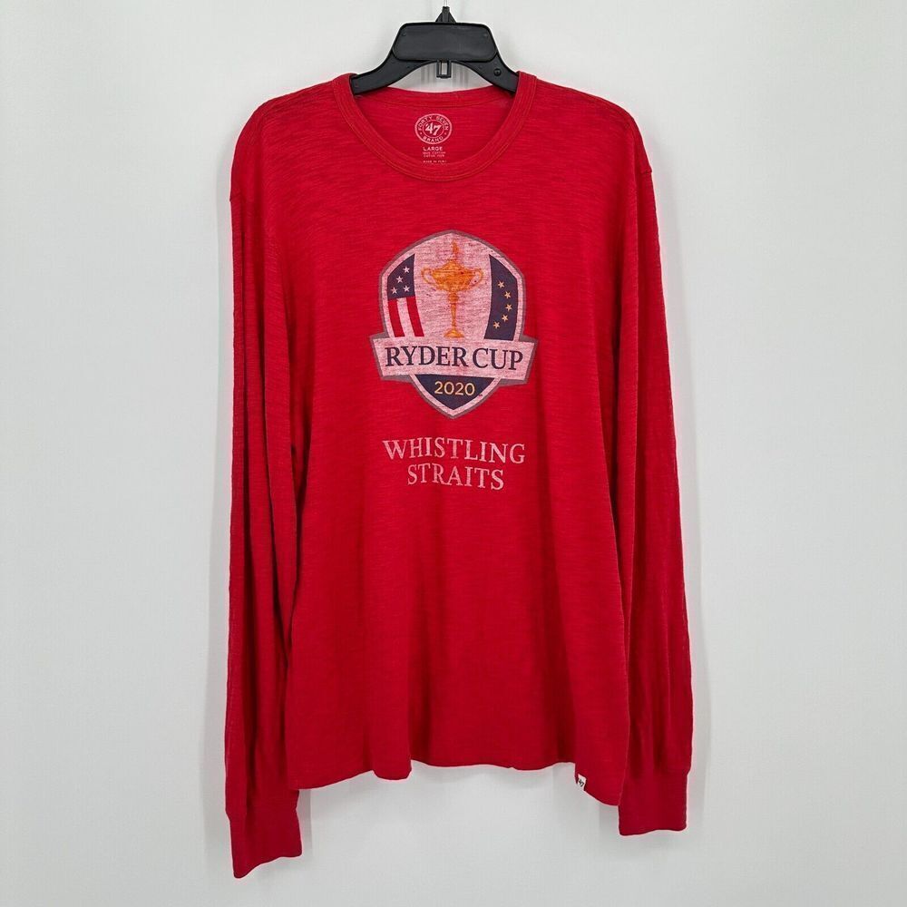 Ryder Cup 2020 Whistling Straits Forty Seven‎ LS Tshirt Mens L Golf Wisconsin